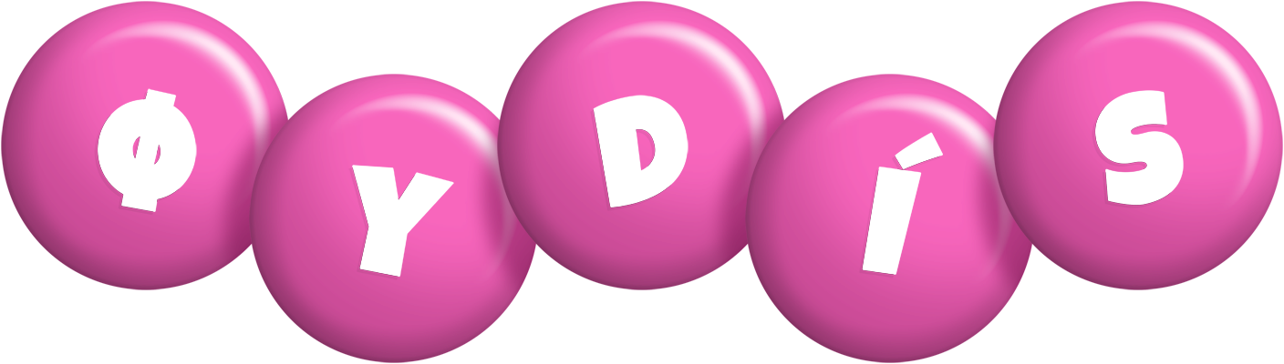 Øydís candy-pink logo