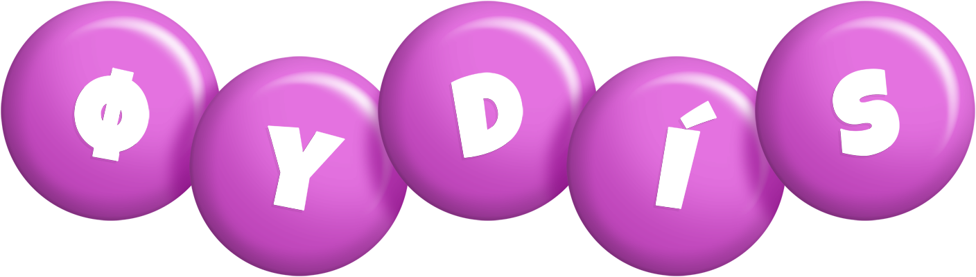 Øydís candy-purple logo