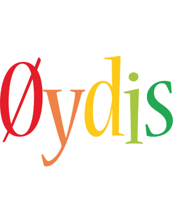Øydis birthday logo