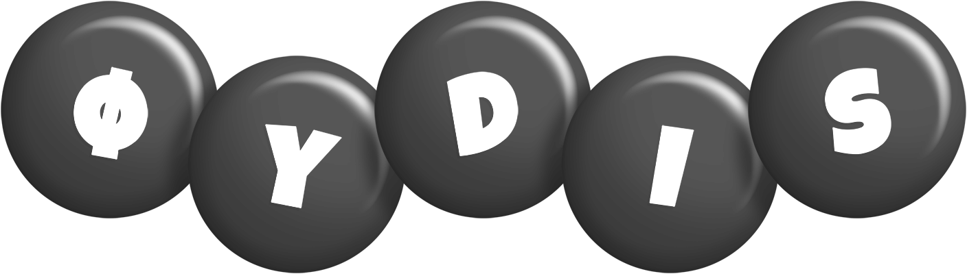 Øydis candy-black logo