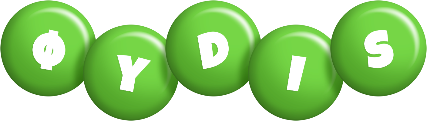 Øydis candy-green logo