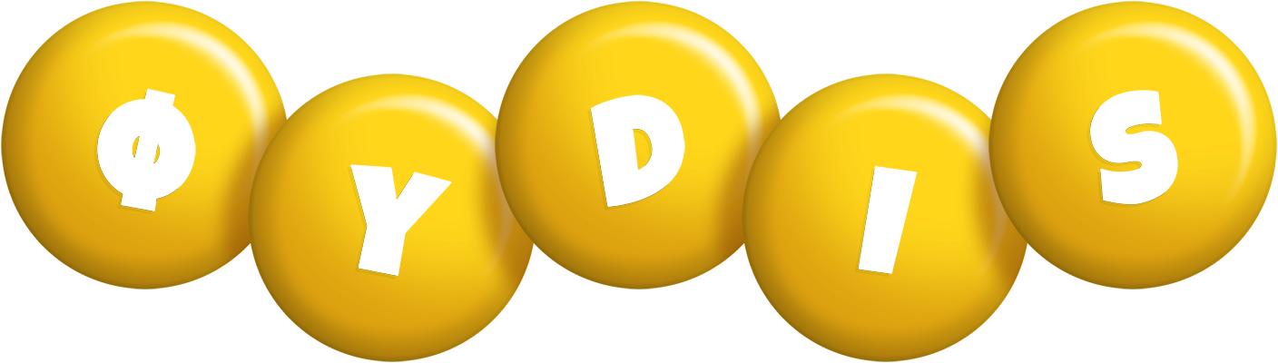 Øydis candy-yellow logo