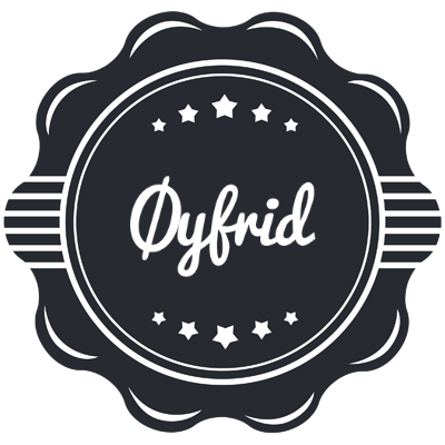 Øyfrid badge logo