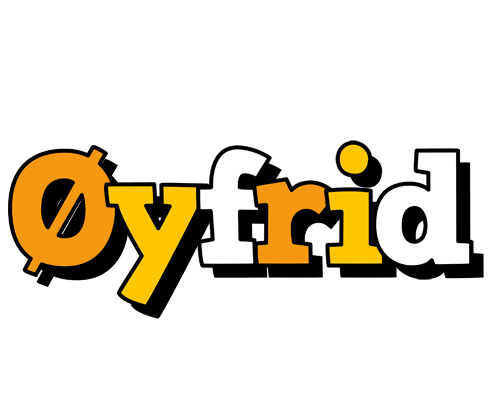Øyfrid cartoon logo