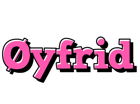 Øyfrid girlish logo