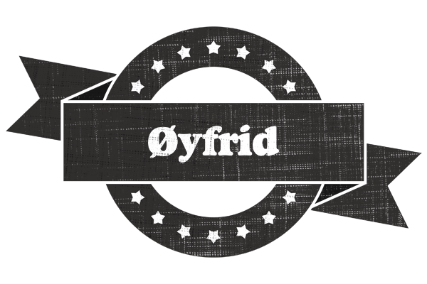 Øyfrid grunge logo