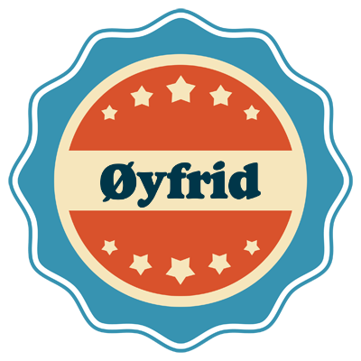 Øyfrid labels logo
