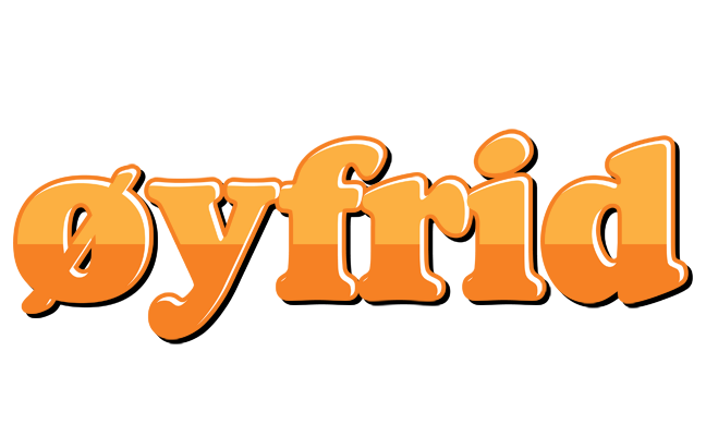 Øyfrid orange logo