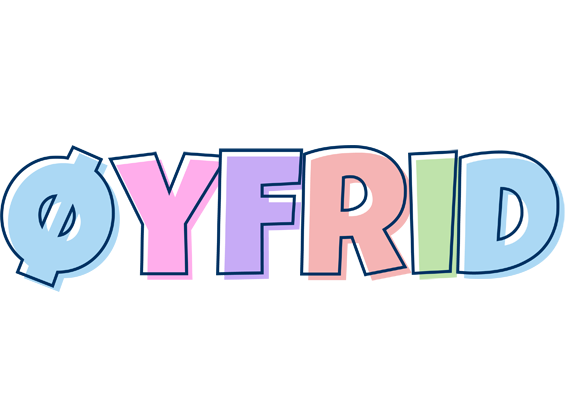 Øyfrid pastel logo