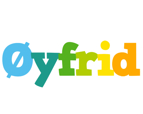 Øyfrid rainbows logo