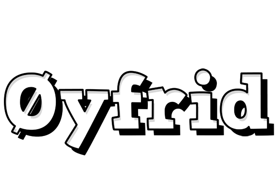 Øyfrid snowing logo