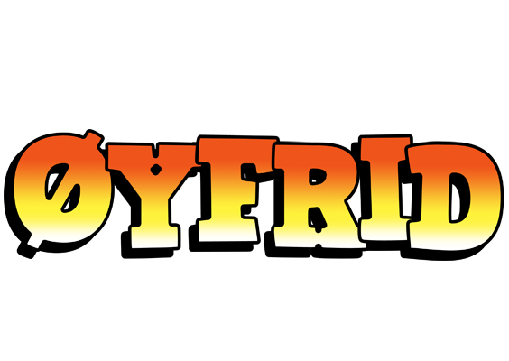 Øyfrid sunset logo