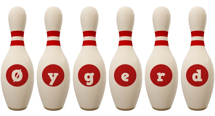 Øygerd bowling-pin logo