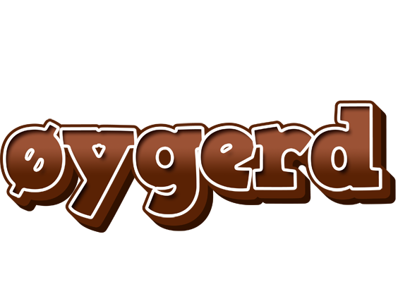 Øygerd brownie logo