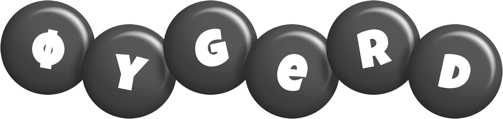 Øygerd candy-black logo