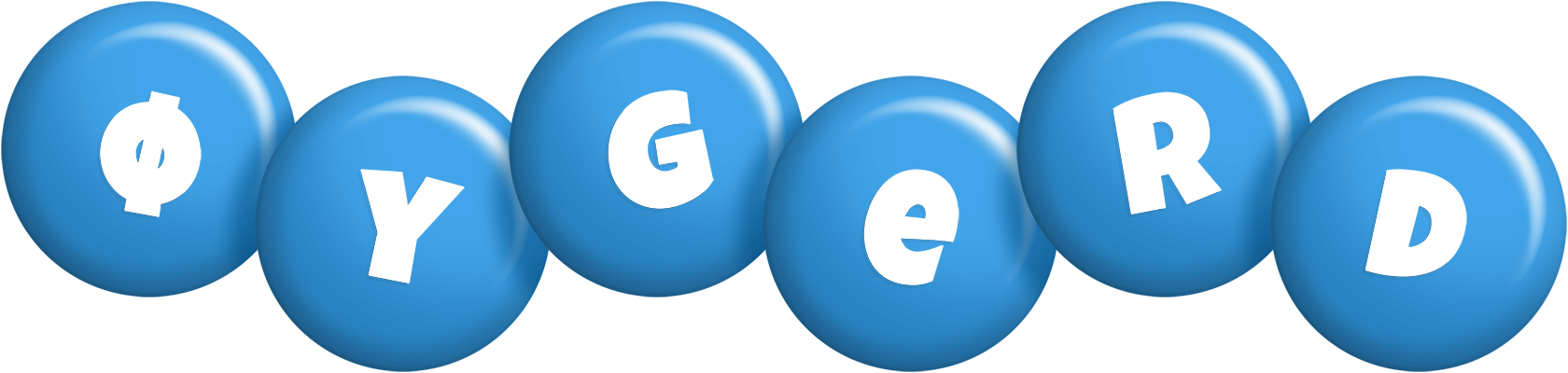 Øygerd candy-blue logo