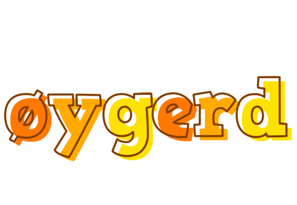 Øygerd desert logo