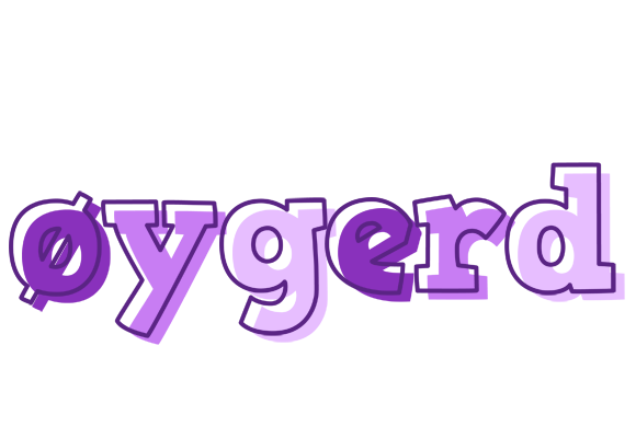 Øygerd sensual logo