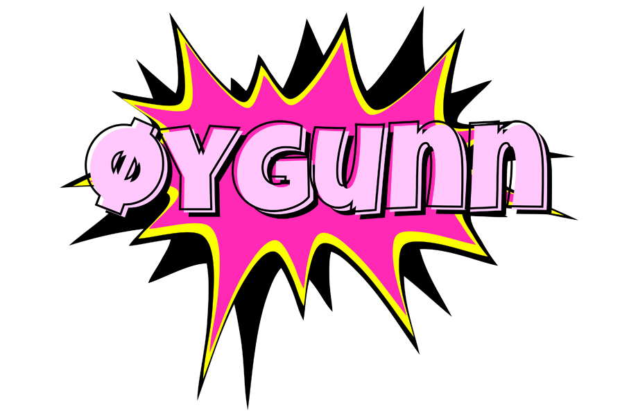 Øygunn badabing logo