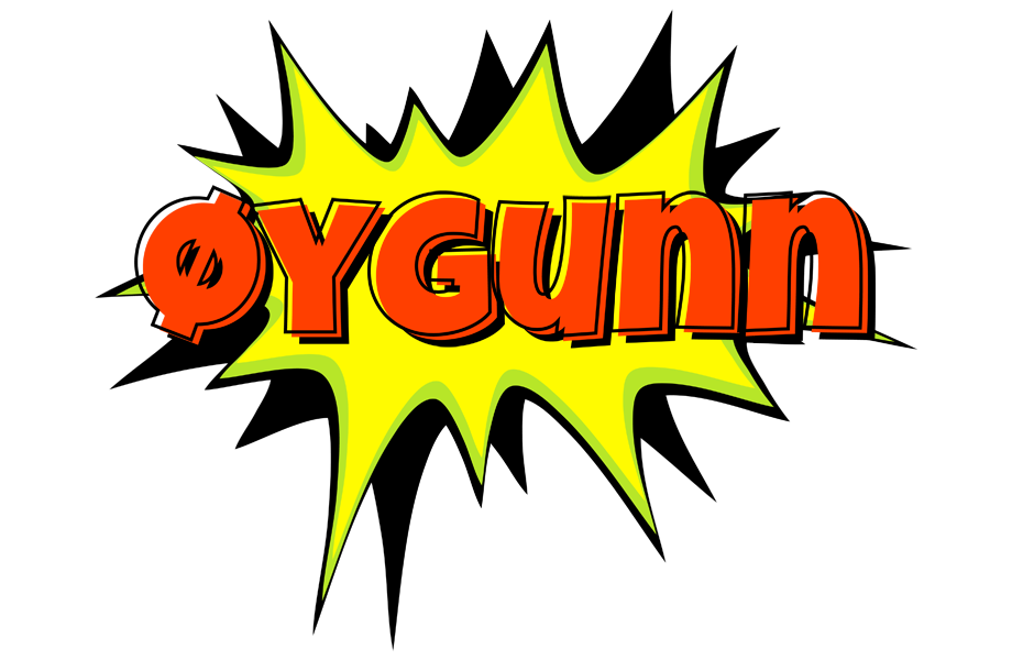 Øygunn bigfoot logo