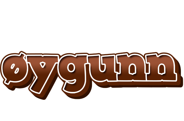 Øygunn brownie logo