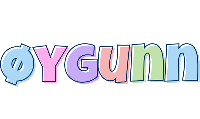 Øygunn pastel logo