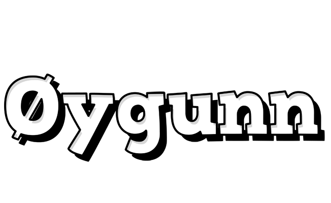 Øygunn snowing logo