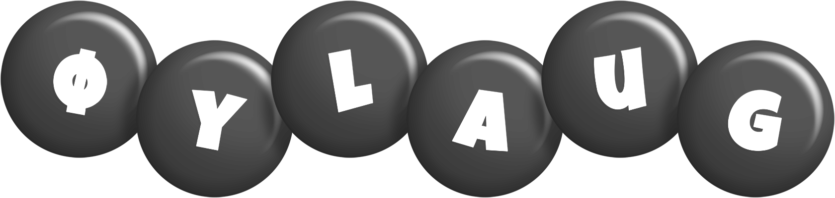 Øylaug candy-black logo