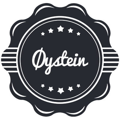 Øystein badge logo