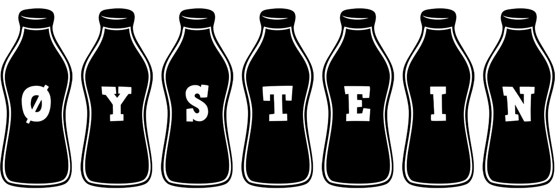 Øystein bottle logo