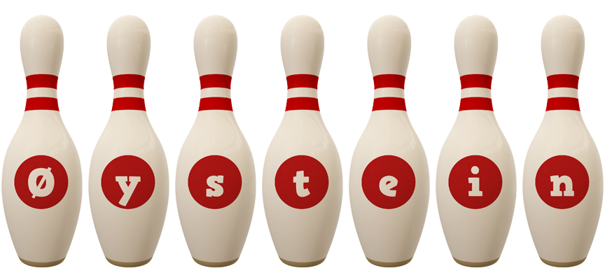 Øystein bowling-pin logo