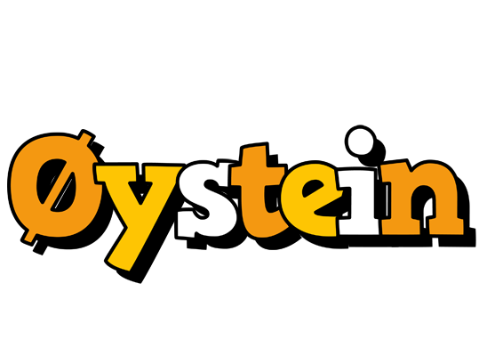Øystein cartoon logo