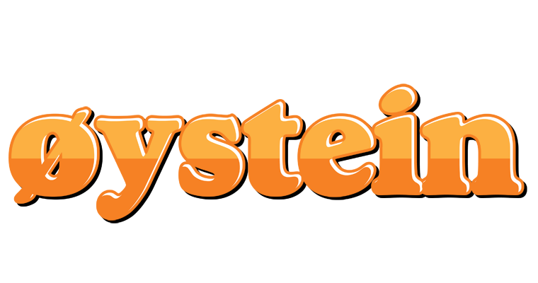 Øystein orange logo