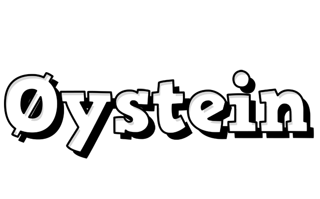 Øystein snowing logo