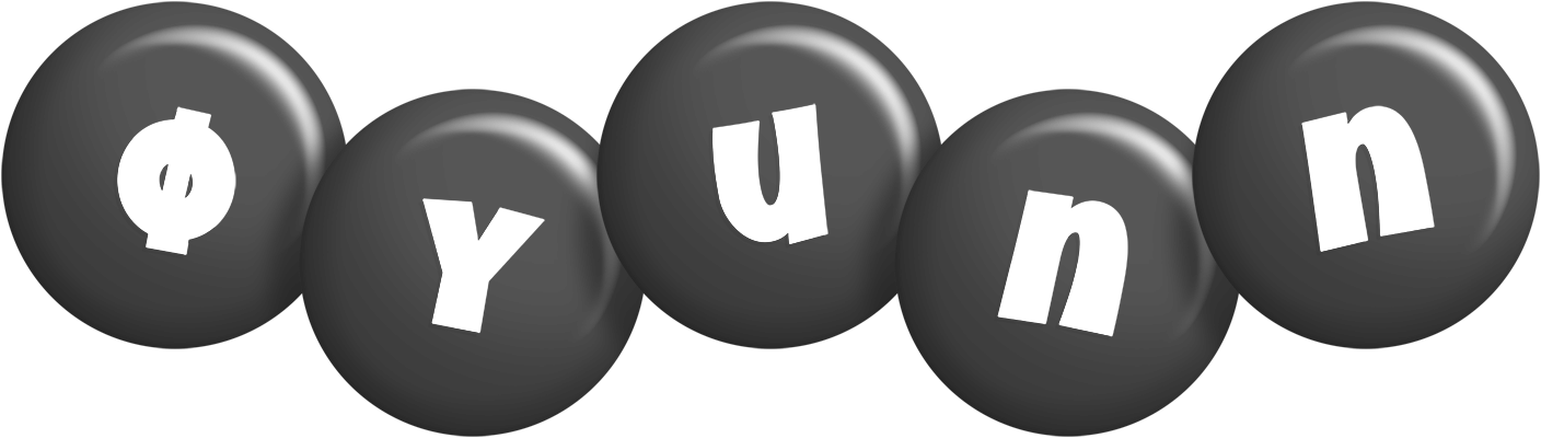 Øyunn candy-black logo