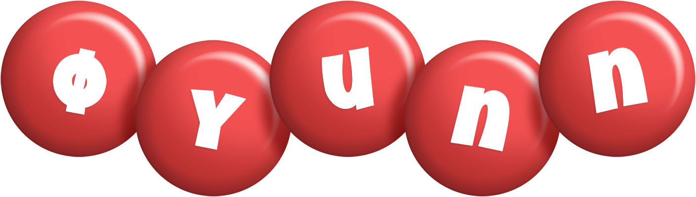 Øyunn candy-red logo