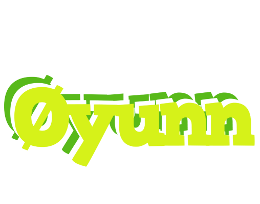 Øyunn citrus logo