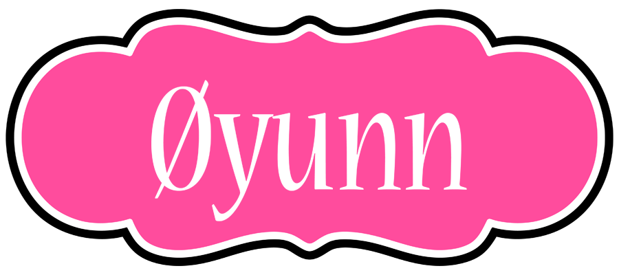 Øyunn invitation logo