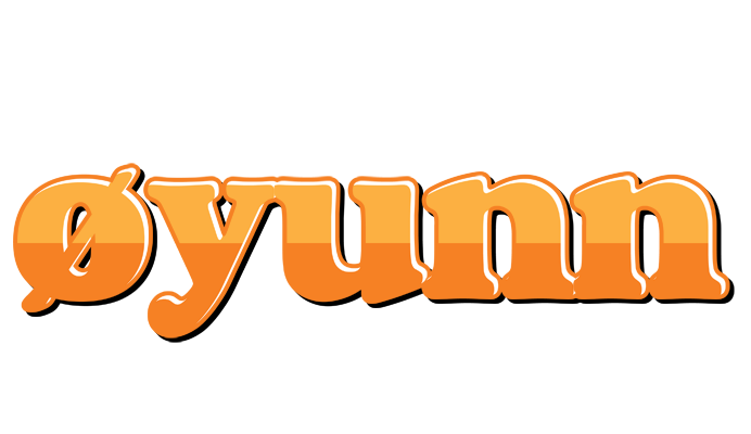 Øyunn orange logo