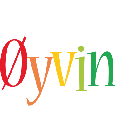 Øyvin birthday logo