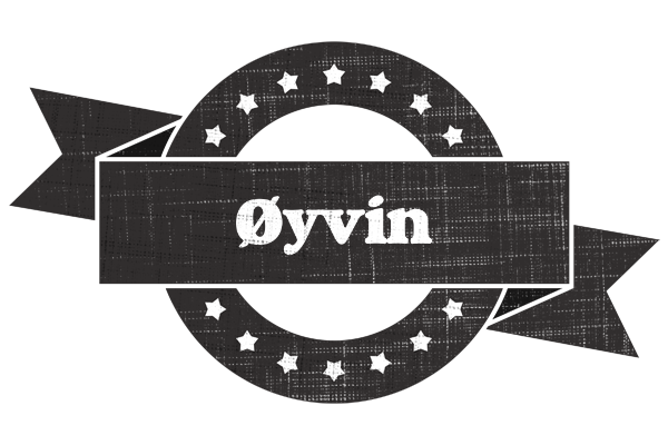 Øyvin grunge logo