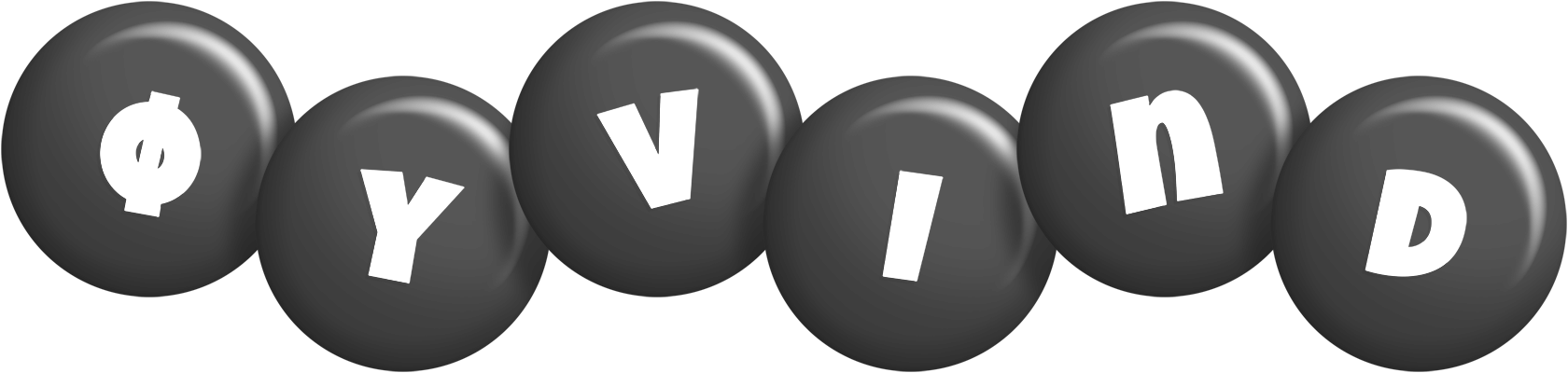Øyvind candy-black logo
