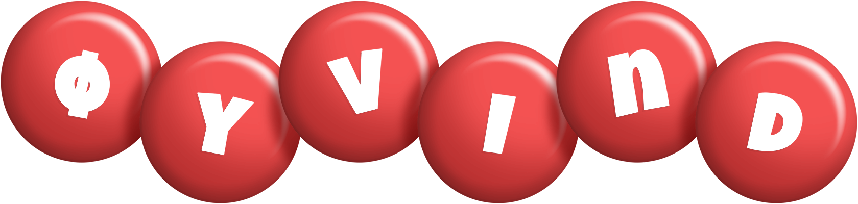 Øyvind candy-red logo