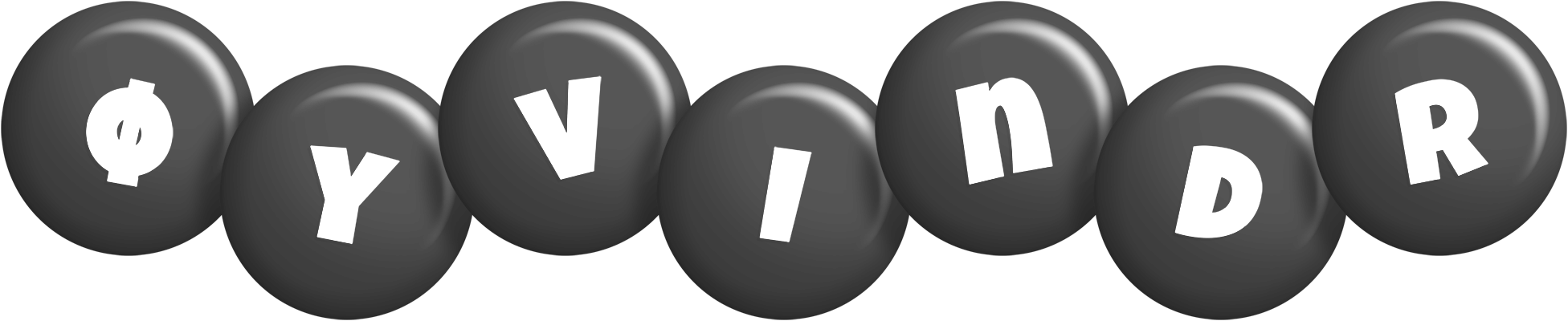 Øyvindr candy-black logo