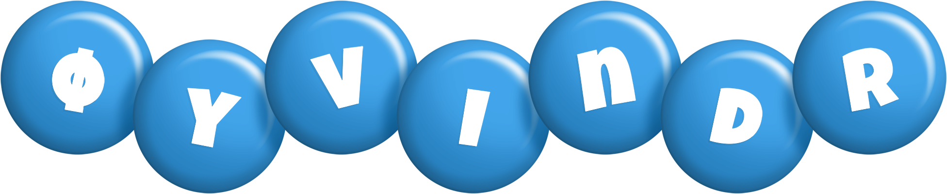 Øyvindr candy-blue logo