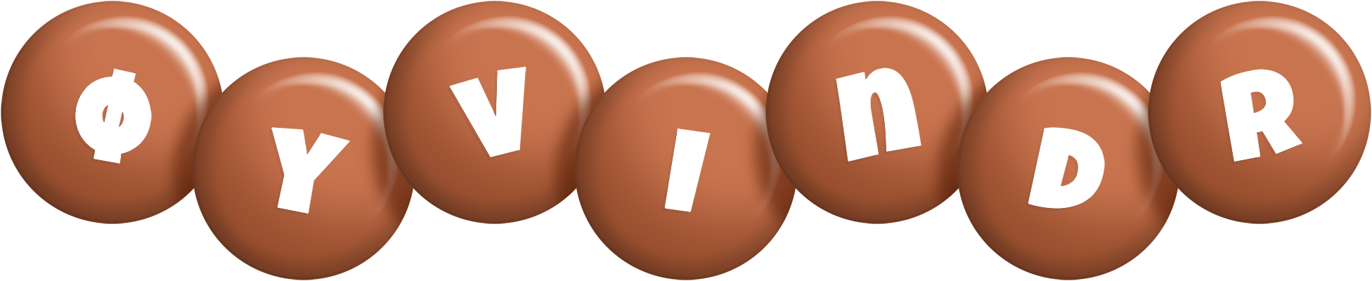 Øyvindr candy-brown logo