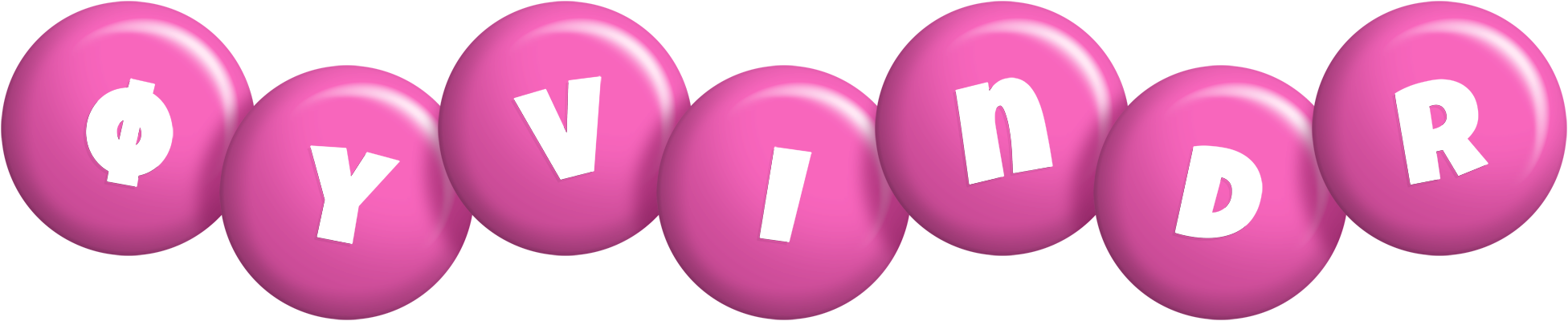 Øyvindr candy-pink logo
