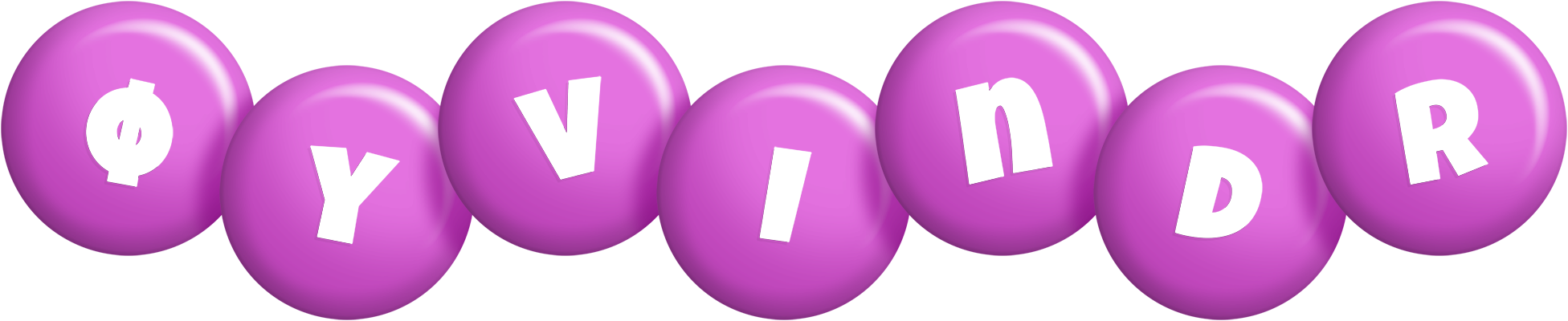 Øyvindr candy-purple logo