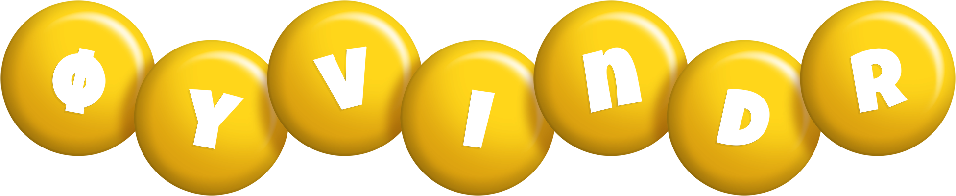 Øyvindr candy-yellow logo