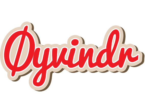 Øyvindr chocolate logo